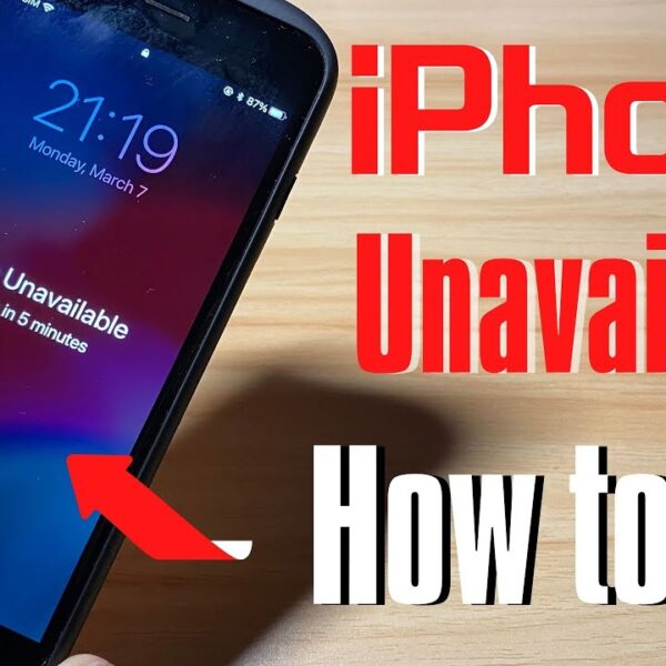 How To Fix iPhone Unavailable Issue?