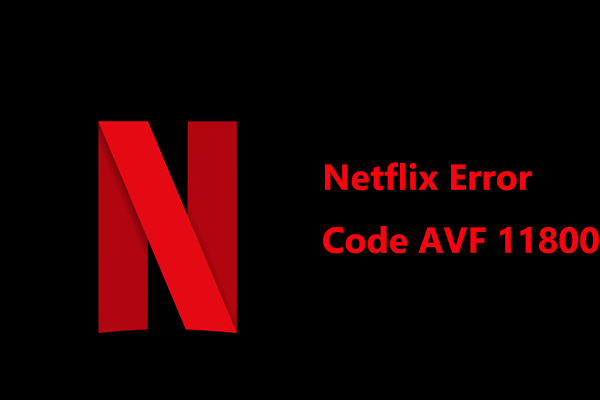 Netflix Error Code 11800